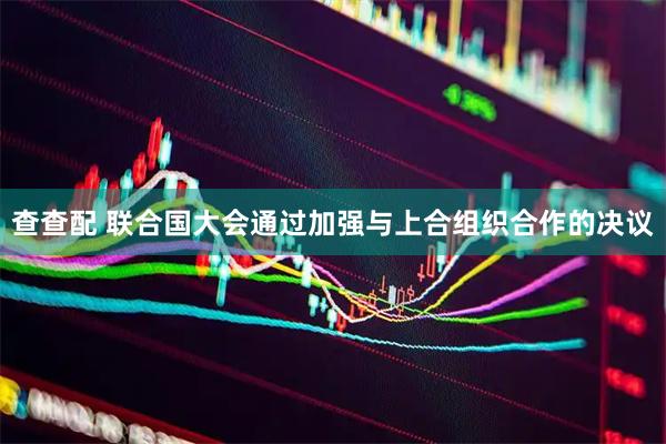 查查配 联合国大会通过加强与上合组织合作的决议