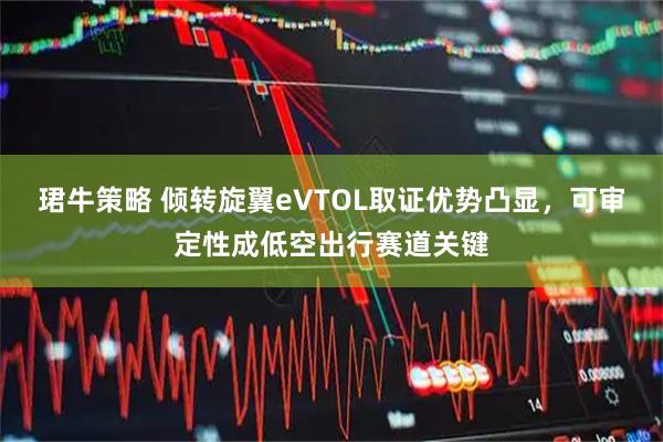 珺牛策略 倾转旋翼eVTOL取证优势凸显,可审定性成低空出行赛道关键